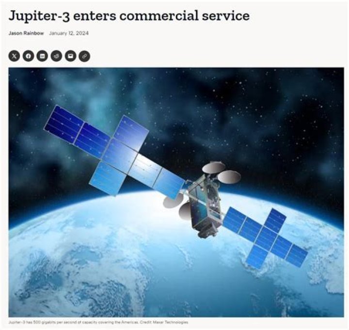 Jupiter-3 enters commercial service - SpaceNews