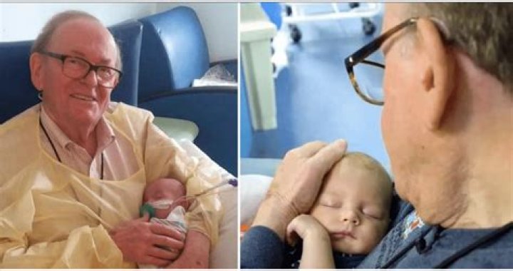 Man retires to spend all of his time cuddling premature babies